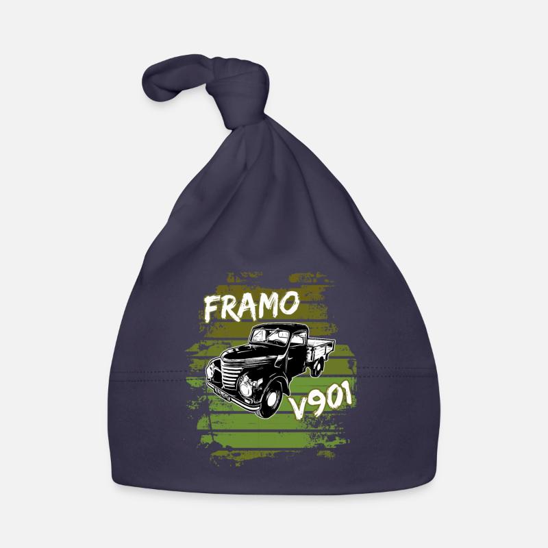 Framo flatbed transporter truck DDR IFA Oldtimer Organic Baby Cap