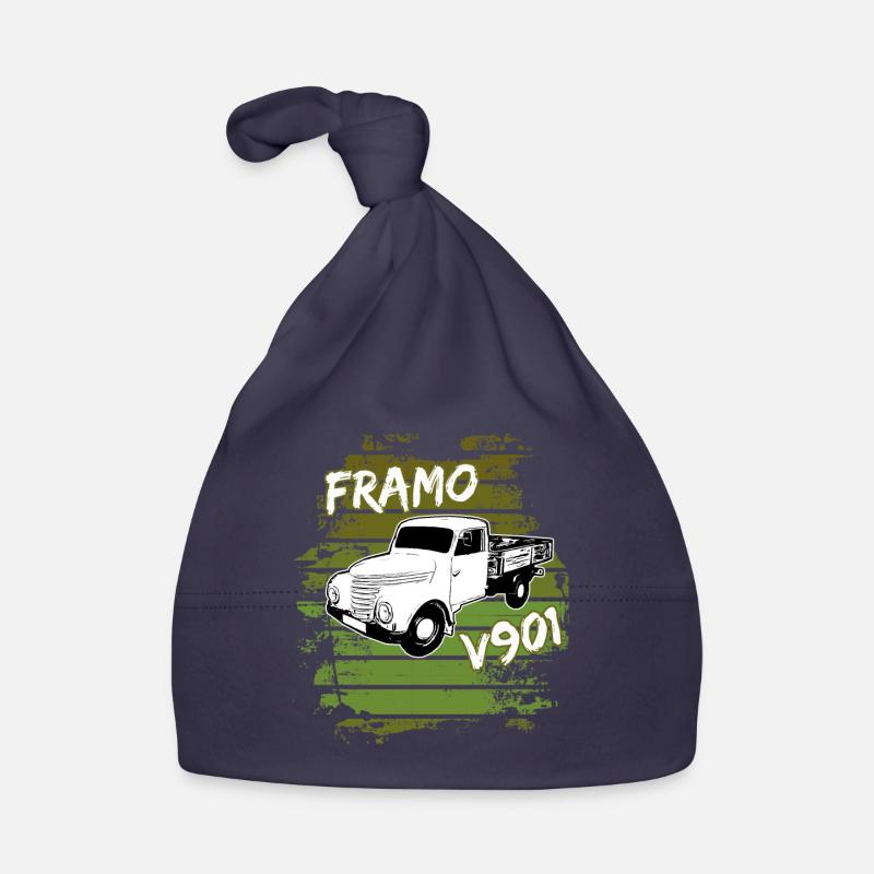 Framo flatbed transporter truck DDR IFA Oldtimer Organic Baby Cap