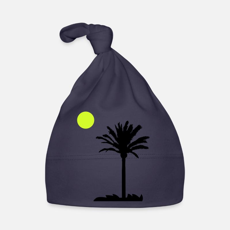 palm tree Organic Baby Cap
