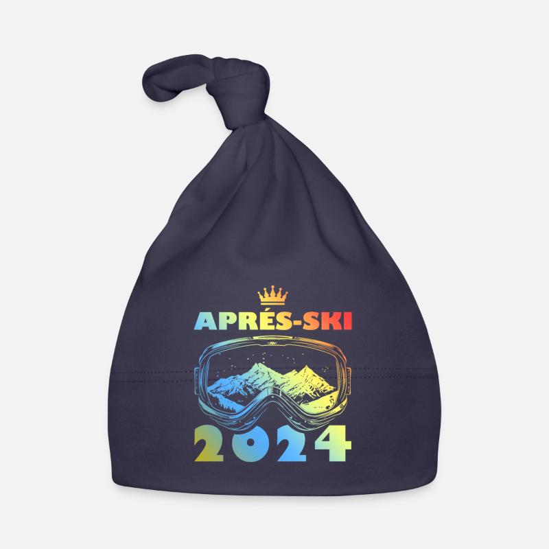Apres Ski 2024 Ski Urlaub Bunt Baby Bio-Mütze