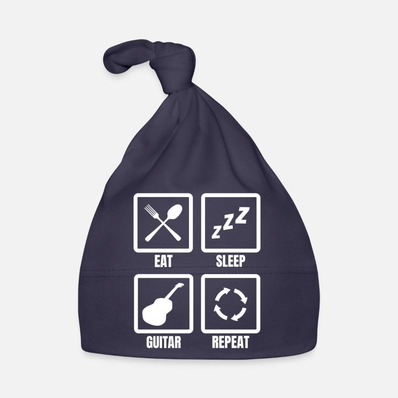 Manger Dormir Guitare Répéter Bonnet bio Bébé