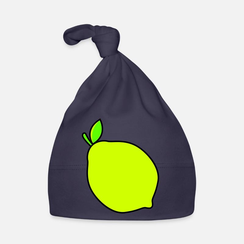 zitrone - Baby Bio-Mütze - Navy