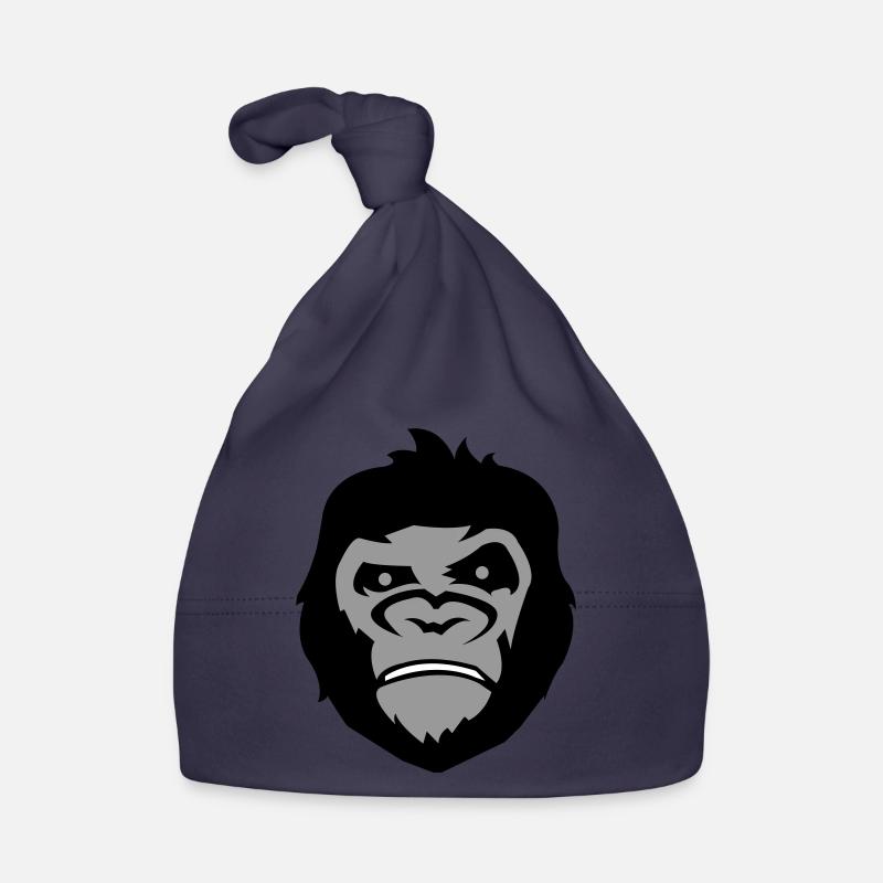 Visage de gorille Bonnet bio Bébé