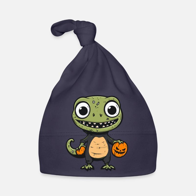 Lizard Halloween Zombie Organic Baby Cap