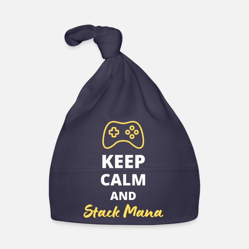 Keep Calm and Stack Mana - Parfait pour les Magi Bonnet bio Bébé
