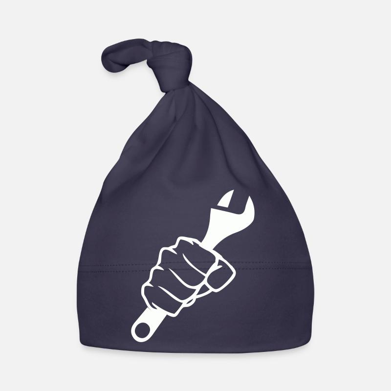 Fists and Screwdriver Force Organic Baby Cap