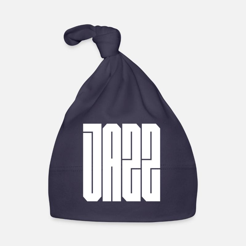 Typographie du bloc jazz Bonnet bio Bébé