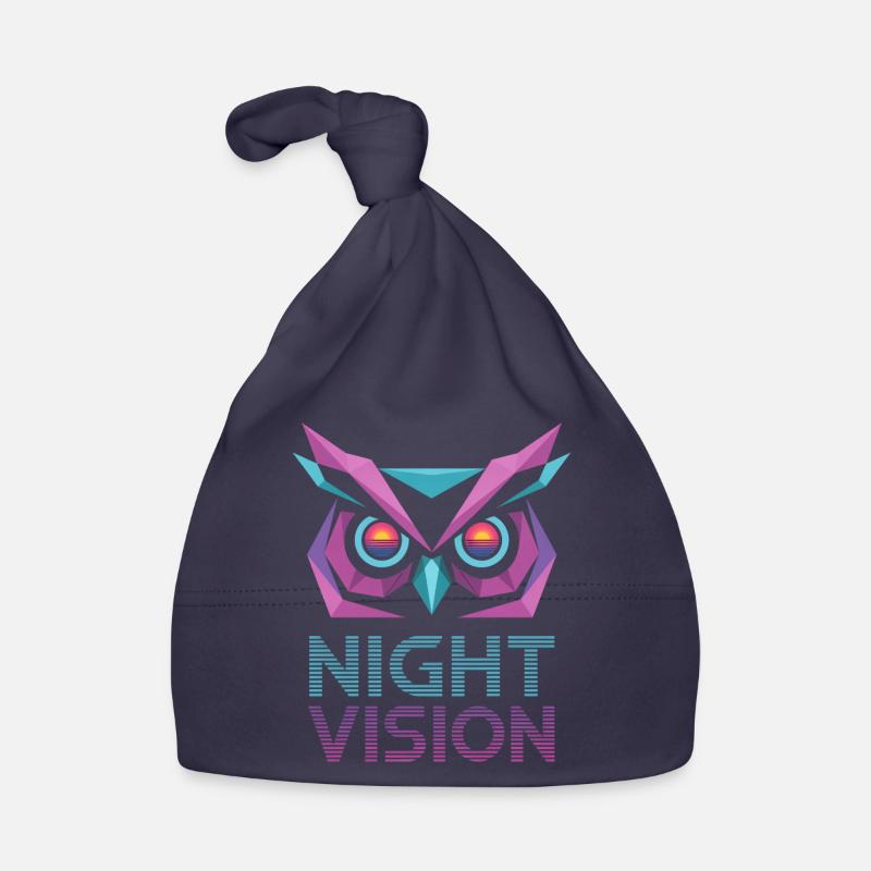 Night Vision Eule Retro Cyberpunk Baby Bio-Mütze