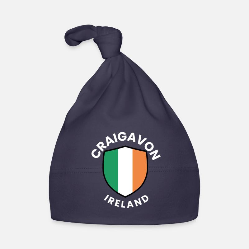 Craigavon Ireland Shield Organic Baby Cap