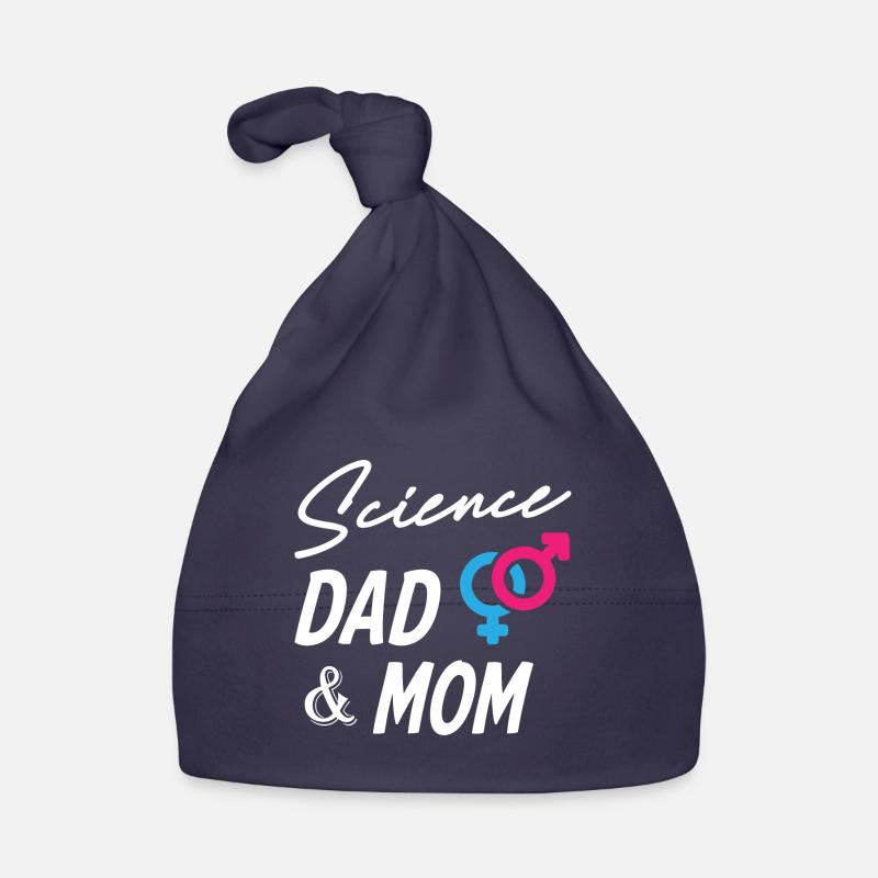 Grappige wetenschap papa en mamma Bio-muts voor baby's
