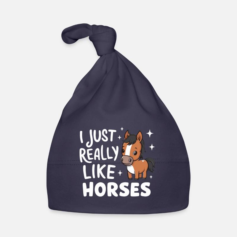 Cheval Équitation Équitation Saut d’obstacles Bonnet bio Bébé