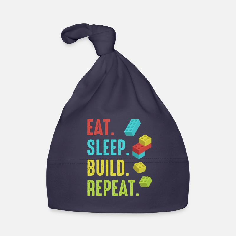 Brick Builder Brick Building Master Builder - Baby Bio-Mütze - Navy