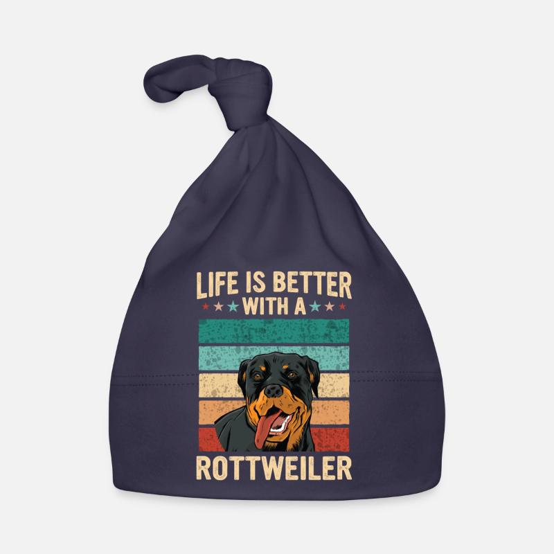 Chien Rottweiler Bonnet bio Bébé