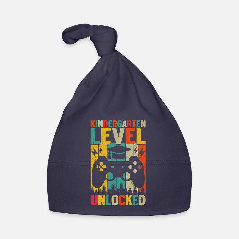 Kindergarten Level Unlocked Organic Baby Cap
