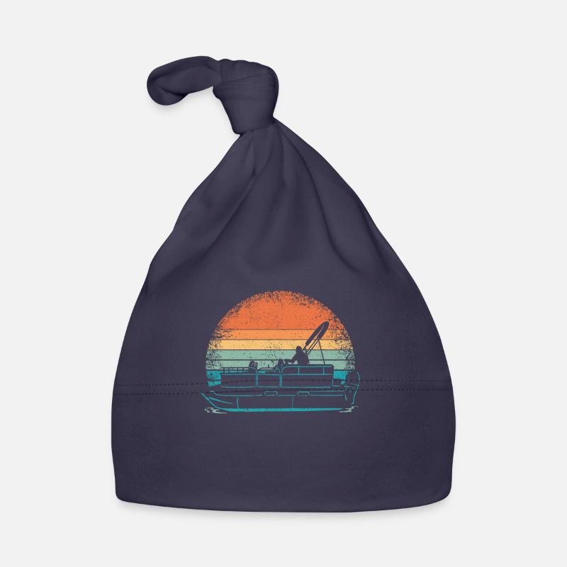 Pontonboot Kapitän Ponton Boote Baby Bio-Mütze