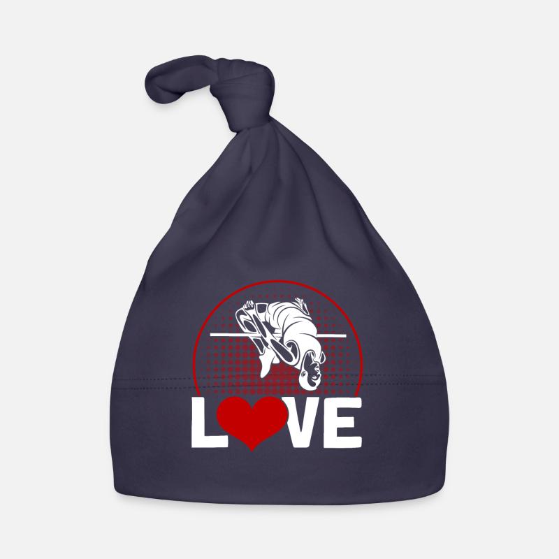 Jumping Pole Vault Pole Vault Gift Organic Baby Cap