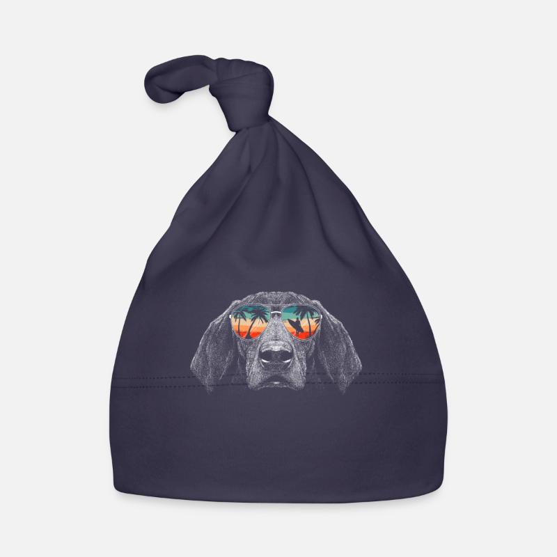 Dackel Hund Baby Bio-Mütze