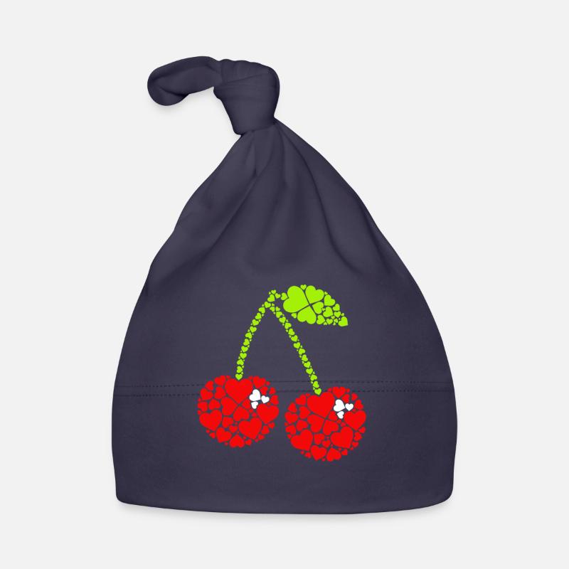 Cherry Fruit Cherries Cherry Organic Baby Cap