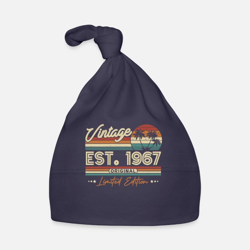 Nostalgisches Geburtstags-Geschenk 1967 Baby Bio-Mütze