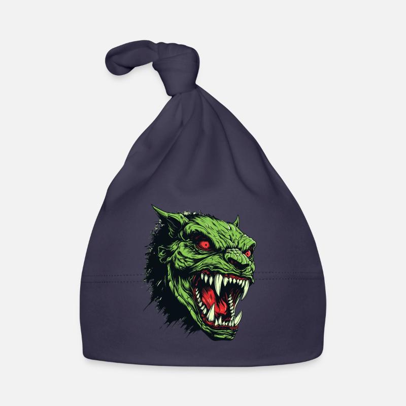 Orkkopf, Dämon, Ghul Baby Bio-Mütze