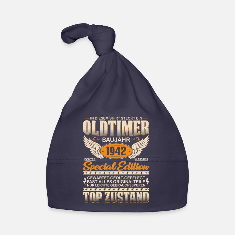 1942 Geborener Oldtimer Baby Bio-Mütze