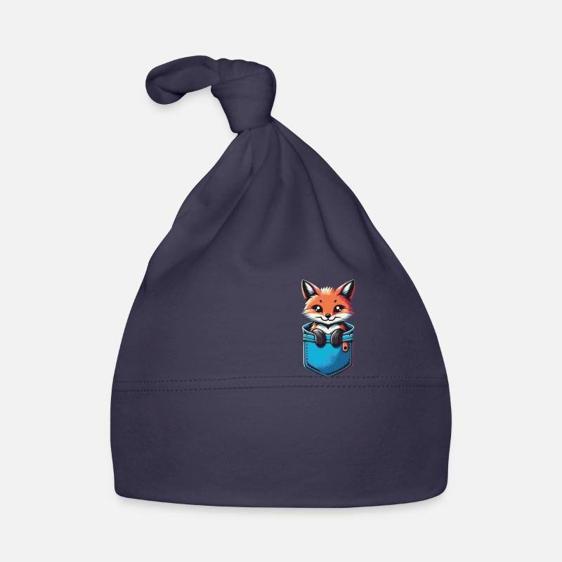 Fox Foxes Animal Organic Baby Cap