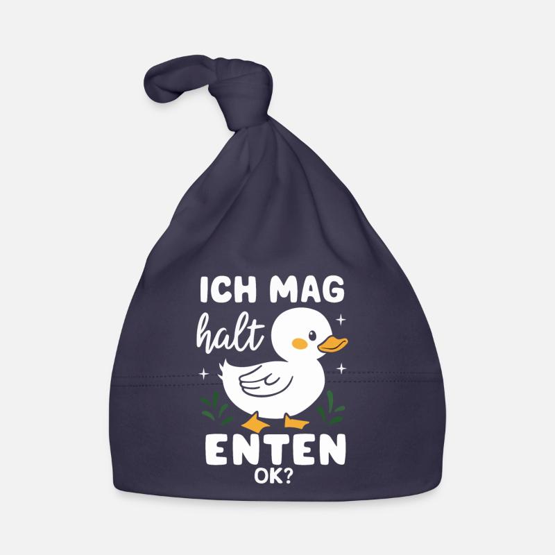 Mallard, Duck, Duck, Dark Duck, Bird Organic Baby Cap