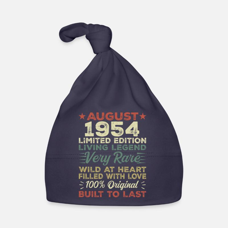 August 1954 - Gift Idea for August 1954 - 1954 Organic Baby Cap