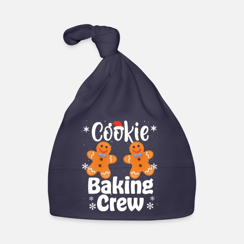 Équipe de cuisson de biscuits de Noël Bonnet bio Bébé