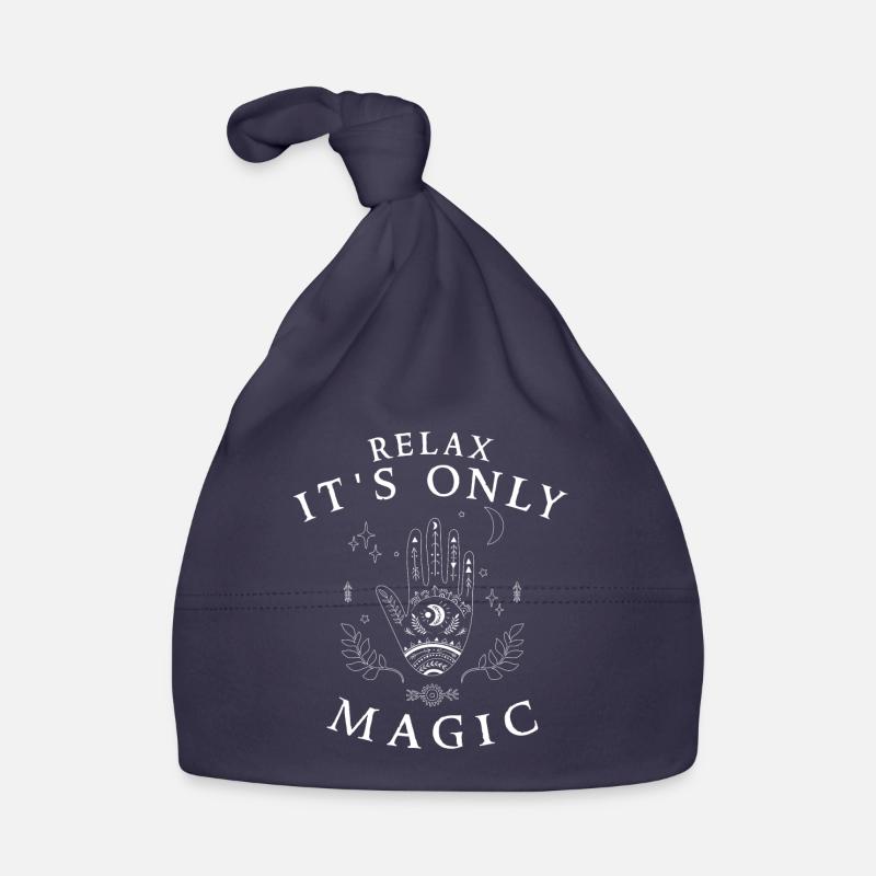 Relax, It's Just Magic Witchcraft Organic Baby Cap