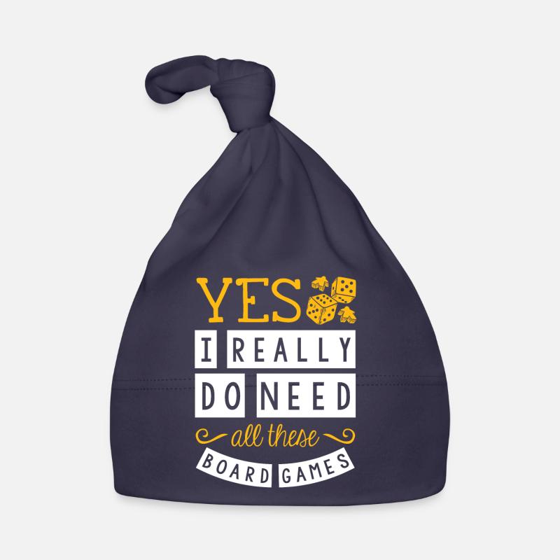 Yes, I really need all these board games Organic Baby Cap