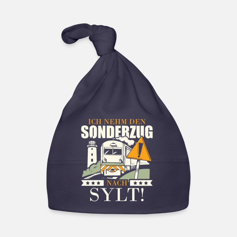 Je prendrai le train spécial pour Sylt Bonnet bio Bébé