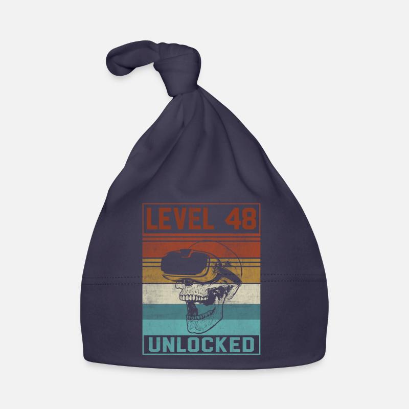 48th Birthday Gamer Organic Baby Cap