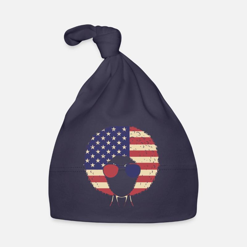 Femmes Drapeau afro-américain Bonnet bio Bébé