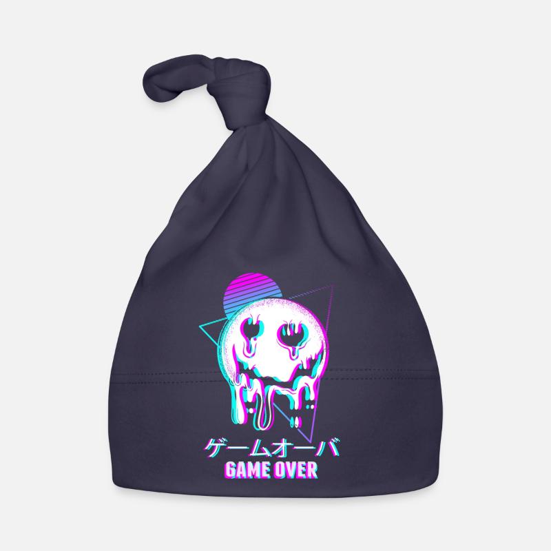 Game Over Ästhetischer Goth Vaporwave Traurig Baby Bio-Mütze
