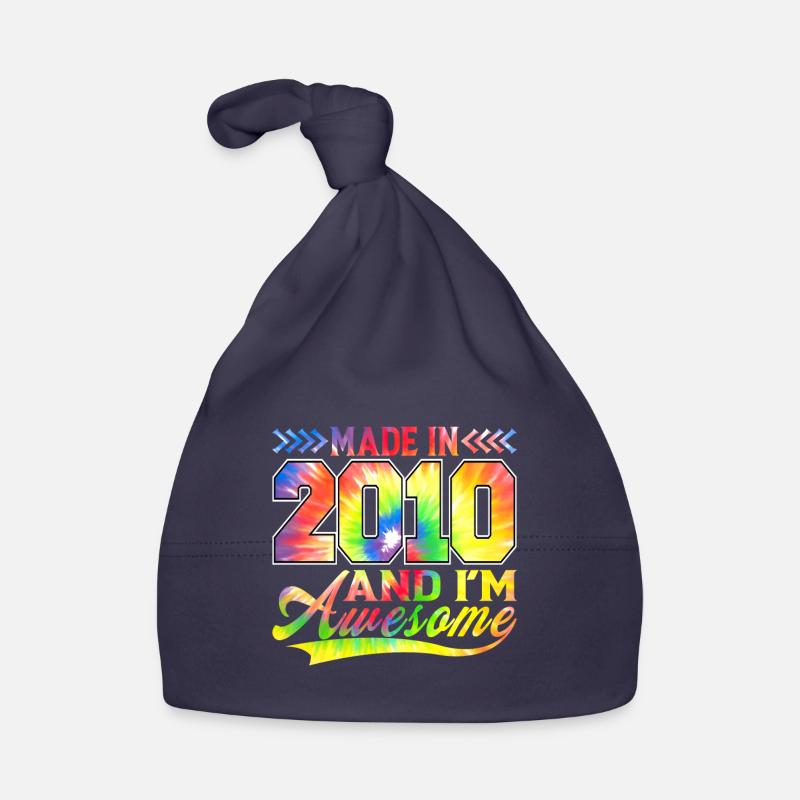 Made In 2010 Und Ich Bin Awesome Color Spectrum Baby Bio-Mütze