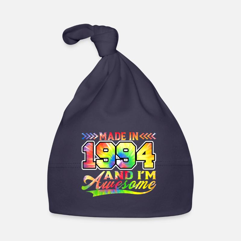 Made In 1994 Und Ich Bin Awesome Tie Dye Bunte Baby Bio-Mütze