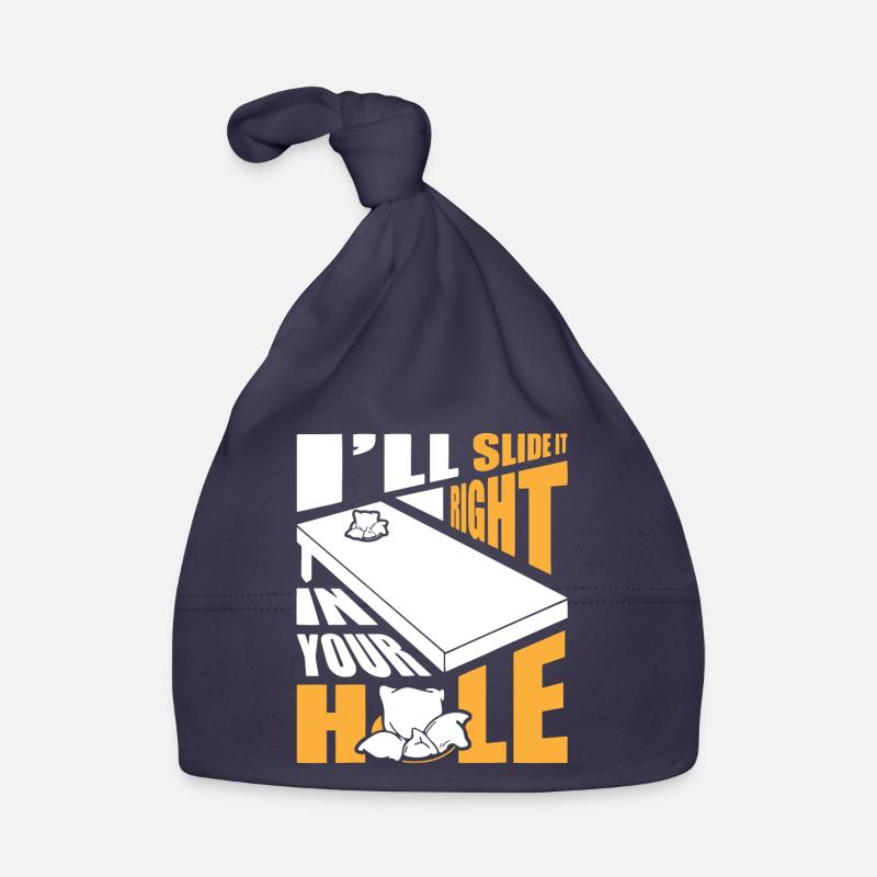Cornhole, beanbag, beanbag throwing Organic Baby Cap