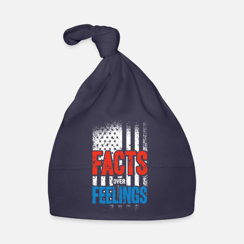Drapeau américain, faits sur les sentiments Bonnet bio Bébé