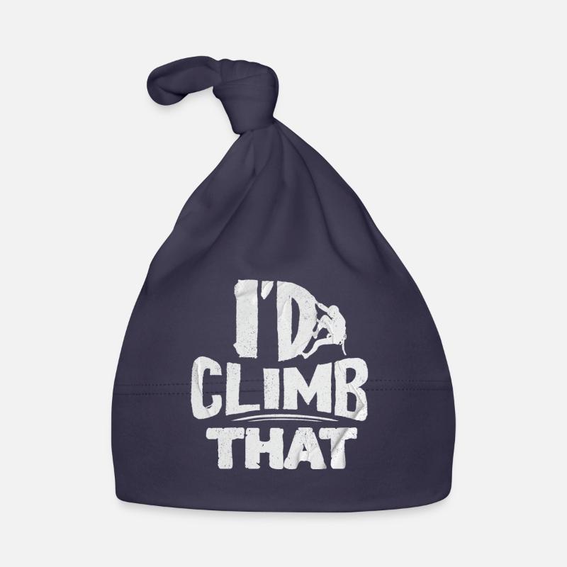 Climbers, Climbing a mountain, Bouldering Organic Baby Cap