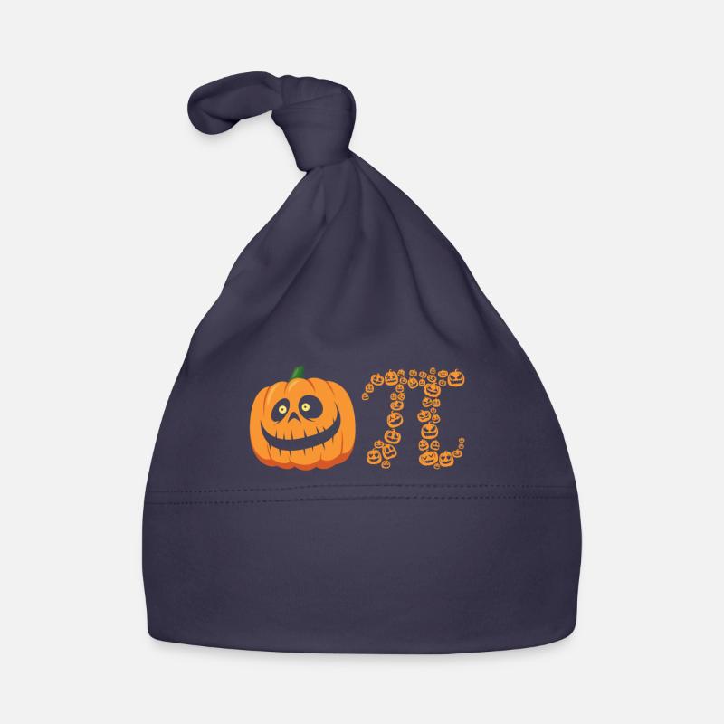 Pi-symbol Spooky Pumpkin Monsters Organic Baby Cap
