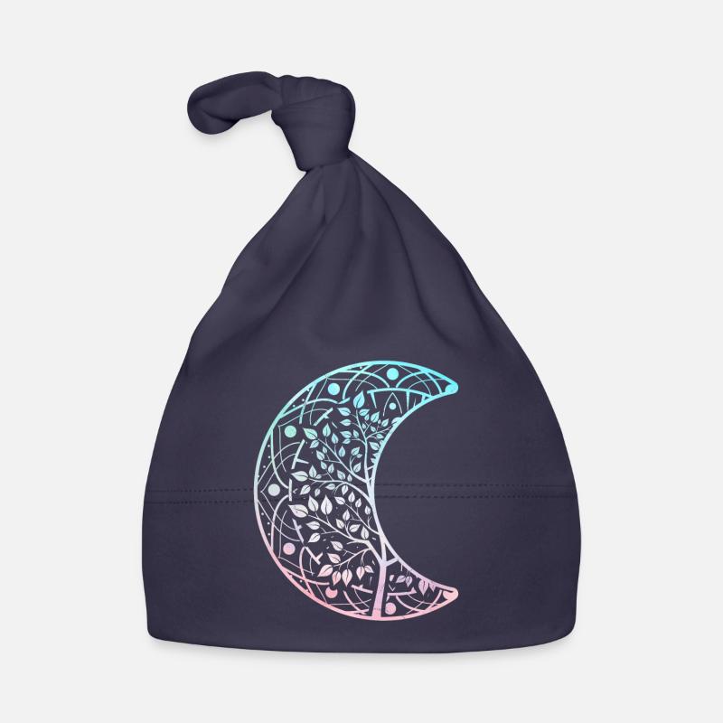 Mandala Moon Reiki Master Yoga Organic Baby Cap