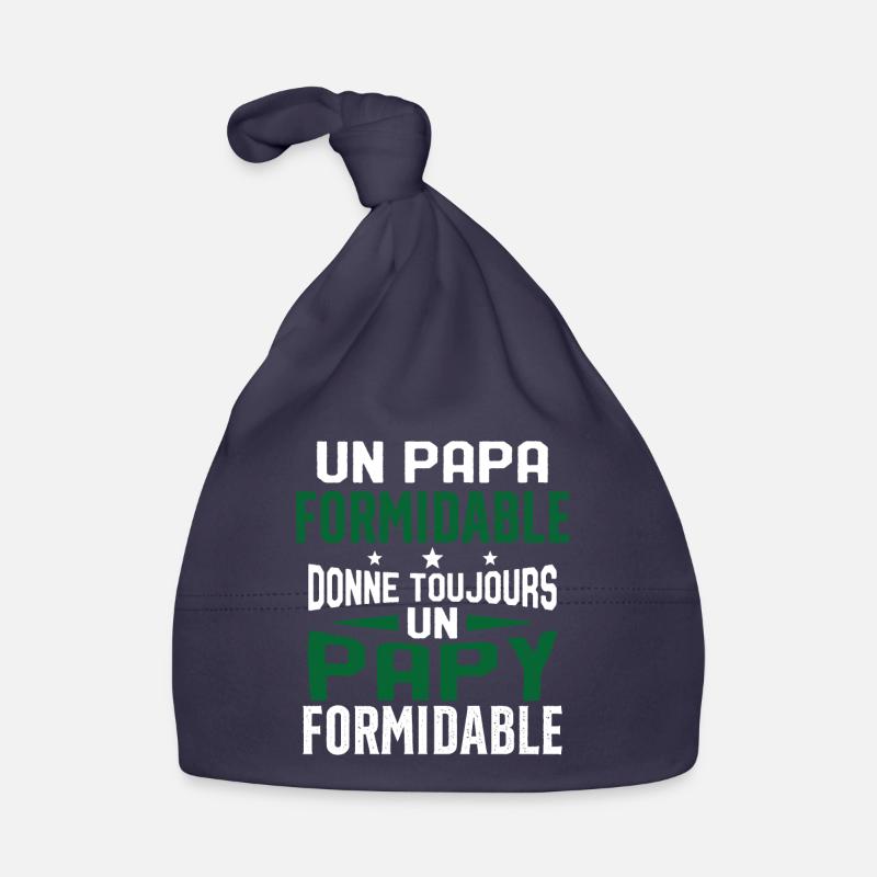 Un papa formidable donne Papy Cadeau formidable Bonnet bio Bébé