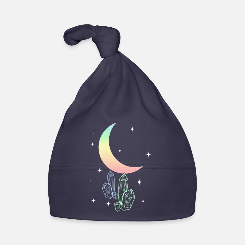 Pastel Goth Moon Aesthetic Kawaii Organic Baby Cap