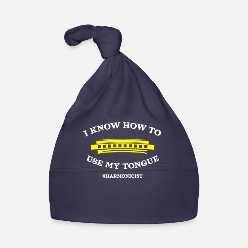 Harmonica player, Harmonica music Organic Baby Cap