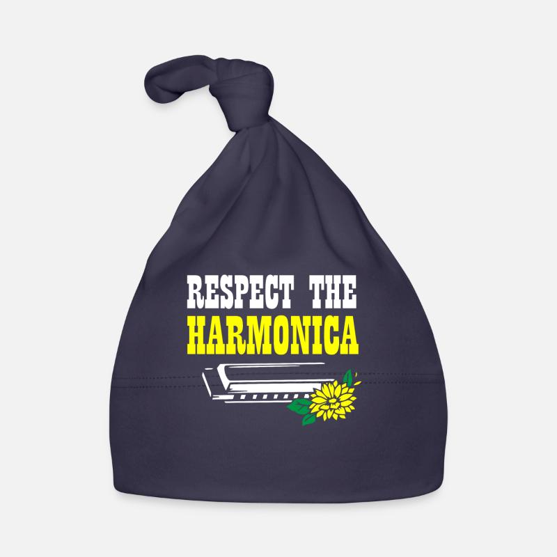 Harmonica player, Harmonica music Organic Baby Cap