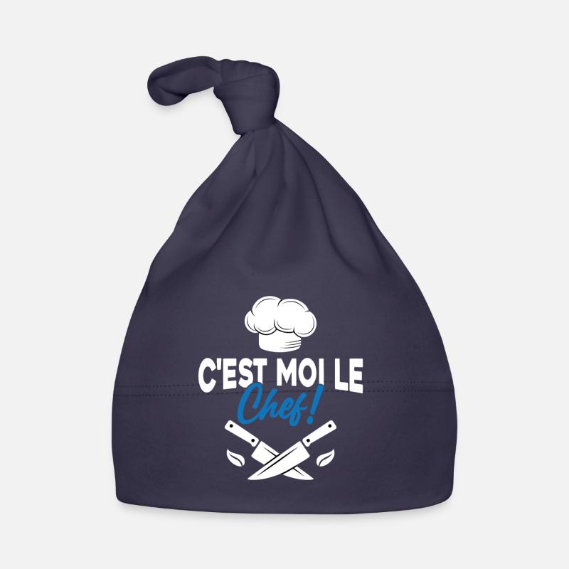 C'est moi le chef Toque de cuisinier Bonnet bio Bébé