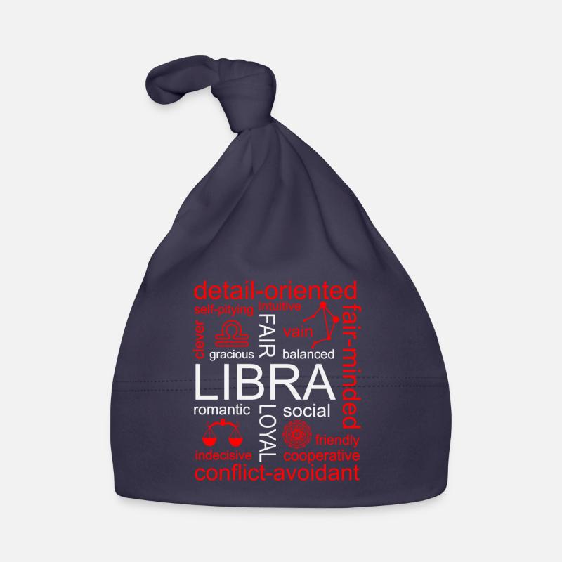 Libra Zodiac Sign Organic Baby Cap