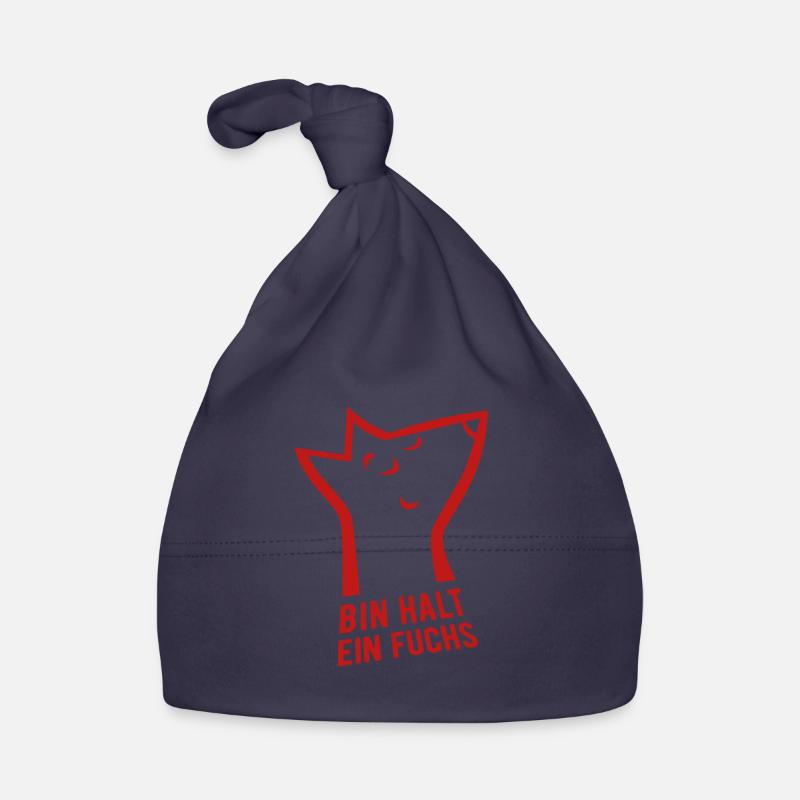 Bin halt ein Fuchs - schlau, cool & clever Baby Bio-Mütze
