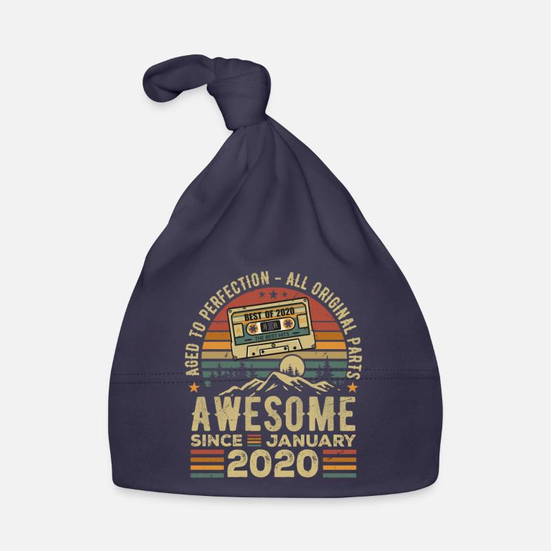 Anniversaire Janvier 2020 | Cadeau Janvier 2020 Bonnet bio Bébé